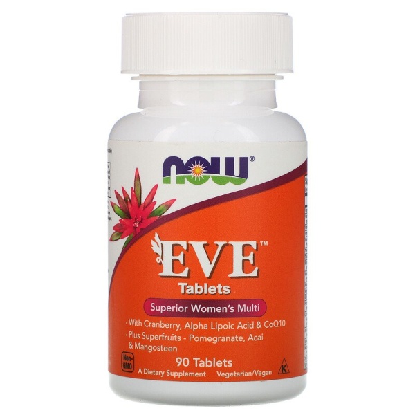 NOW Foods, Ева, улучшенные женские мультивитамины (90 штук)